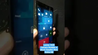 Nokai Lumia 1520 Camera Module is Smaller than Nokia N8
