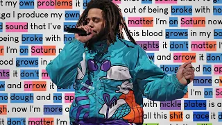 J. Cole - Get Free ColeWorld | Rhymes Highlighted
