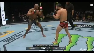 Kamaru Usman konckout Masvidal Slow Motion #Short