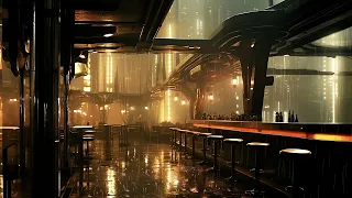 The Snake Pit Bar - Ambient Blade Runner/Cyberpunk Soundscape | Relaxing Future City Music