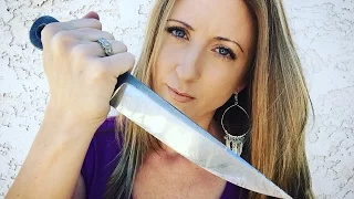 GIRLS vs THROWING KNIVES? (The Bladed Broad)