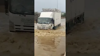 ISUZU truck Dyna DEEP water compilation