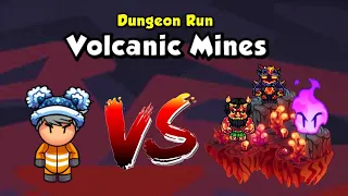 Bomber Friends Dungeon run Volcanic Mines all Boss