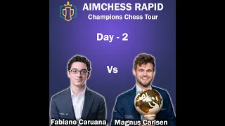 Caruana vs Carlsen | Aimchess Rapid 2023 | Day - 2