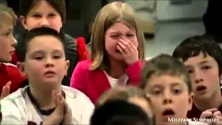 Soldier Dad Surprises Daughters At School And Their Reaction Will Melt Your Heart