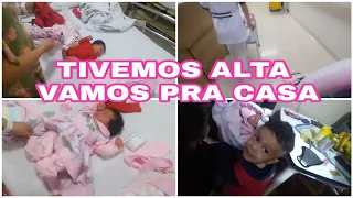 TIVEMOS ALTA DA MATERNIDADE | REAÇÃO DAS CRIANÇAS CONHECENDO A MARIA