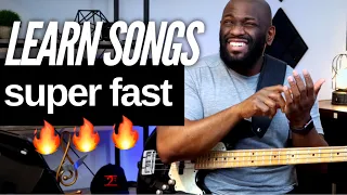 3 Tips on How To Learn Songs Quickly! Super Fast Bass Line Transcription