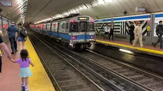 MBTA Blue Line 0707 Entering Aquarium