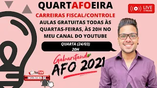 QUARTAS DAS CARREIRAS FISCAIS E CONTROLE AULA 4