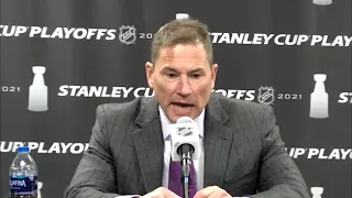 Bruce Cassidy Reacts to Brad Marchand OT Winner in Game 2 vs. Capitals & Tying Series at 1-1