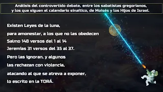 ¿Cuál se obedece? El calendario ordenado en Sinaí. O el calendario romano ordenado por pontífices.