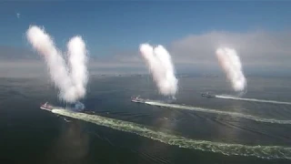 День ВМФ с беспилотника 2018 Владивоcток / Russian Navy Show from drone