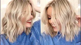 HOW TO EASY WAVES TUTORIAL -  Short to Medium Length Hair