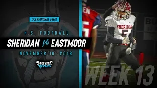 HS Football | Sheridan vs Eastmoor [PLAYOFFS] [11/16/18]