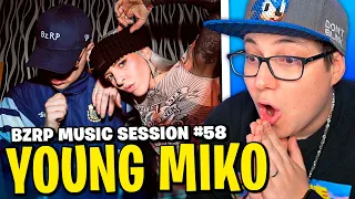 BOFFE REACCIONA a la BZRP MUSIC SESSIONS #58: YOUNG MIKO