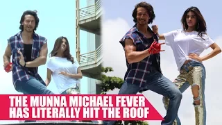 Tiger Shroff Shook a Leg With His Munna Michael Co-Star Over a BEST Bus