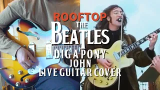 Dig A Pony Live (The Beatles Guitar Cover) with Epiphone Casino