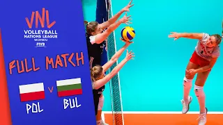 Poland 🆚 Bulgaria - Full Match | Women’s Volleyball Nations League 2019