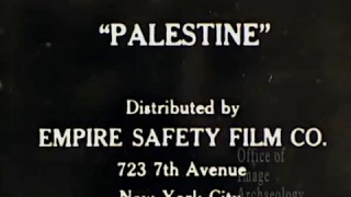 1920s, Palestine, a travelogue about Jerusalem and the Holy Land.