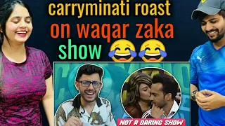 #carryminati |CARRYMINATI |NOT A DARING SHOW FT.WAQAR ZAQA-Reaction By Husband Wife