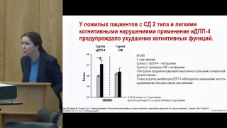 Шишкова В.Н.  Особенности когнитивных нарушений у пожилых пациентов с сахарным диабетом 2 типа.