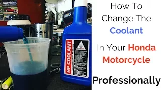 How To Change Coolant : Honda VT1100