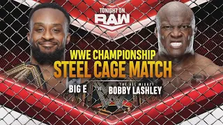 Big E Vs Bobby Lashley Campeonato WWE - Steel Cage Match - WWE Raw 27/09/2021 (En Español)