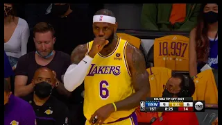 LeBron James is the The main character of the LosAngeles Lakers Super Team show!!!!