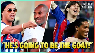 What Ronaldinho Told Kobe Bryant About Leo Messi In 2004 Is INCREDIBLE