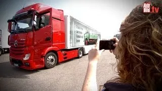 Mitfahrgelegenheit - Im Mercedes Actros von Hamburg nach Berlin