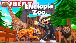 Exploring the LIVETOPIA ZOO in ROBLOX