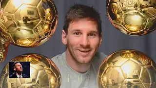 ALL 7 ballon d'Or of Lionel Messi ● LM7