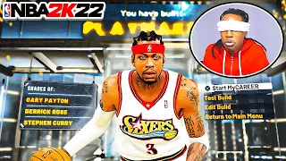 I Made A Build BLIND FOLDED... ITS A DEMIGOD!😰(nba 2k22)