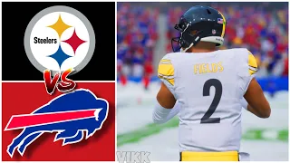 Steelers vs Bills Simulation (Madden 25 Rosters)