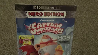 Captain Underpants: The First Epic Movie 4K Hero Edition Blu-Ray Unboxing