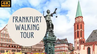 4K Frankfurt Walking Tour (City Walk) 🇩🇪 - Discover Germany With This 4K Frankfurt am Main Walk