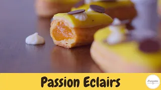 Passion Eclairs | THE Detailed Recipe