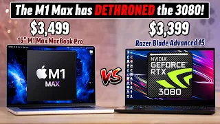 16" MacBook Pro vs RTX 3080 Razer Blade - SORRY Nvidia..