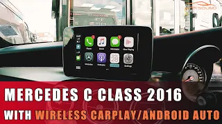 Mercedes C Class 2016 Wireless Carplay & Android Auto On To Original Screen