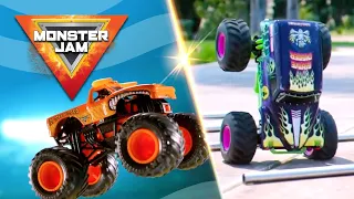 Awesome Grave Digger & El Toro Loco Stunts | Monster Jam | Monster Trucks for Kids