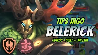 CARA MAIN BELERICK META TERBARU ! BUILD & EMBLEM BELERICK TERSAKIT 2023 ! | BELERICK ROAMER GAMEPLAY