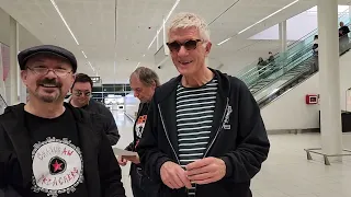 The Damned's welcoming committee at Adelaide Airport.