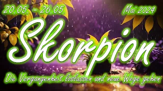 Skorpion/Scorpio 20.05. - 26.05. Mai 2024 : Die Vergangenheit loslassen und neue Wege gehen 🌞