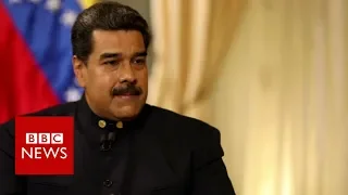 Venezuela crisis: Maduro condemns 'extremist' Trump - BBC News