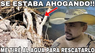 Las Corrientes Empujan A Kiko Bajo El Agua