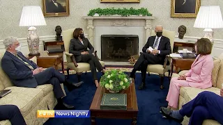 President Joe Biden Discusses ‘Infrastructure Plan’ With Congressional Leaders | EWTN News Nightly
