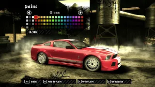 NFS Most Wanted Palmont Imports Mod Custom Cars Shelby GT500
