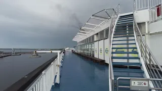 Walk on ferry ride from Tallinn to Helsinki with M/s Finlandia・4K