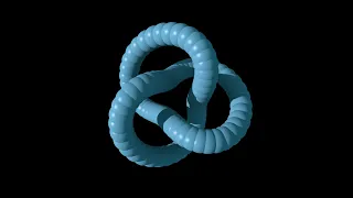 Procedural geometry: trefoil knot