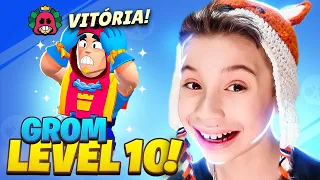 GANHEI O DESAFIO E UPEI O GROM PODER 10 COM 0 TROFÉUS NO BRAWL STARS